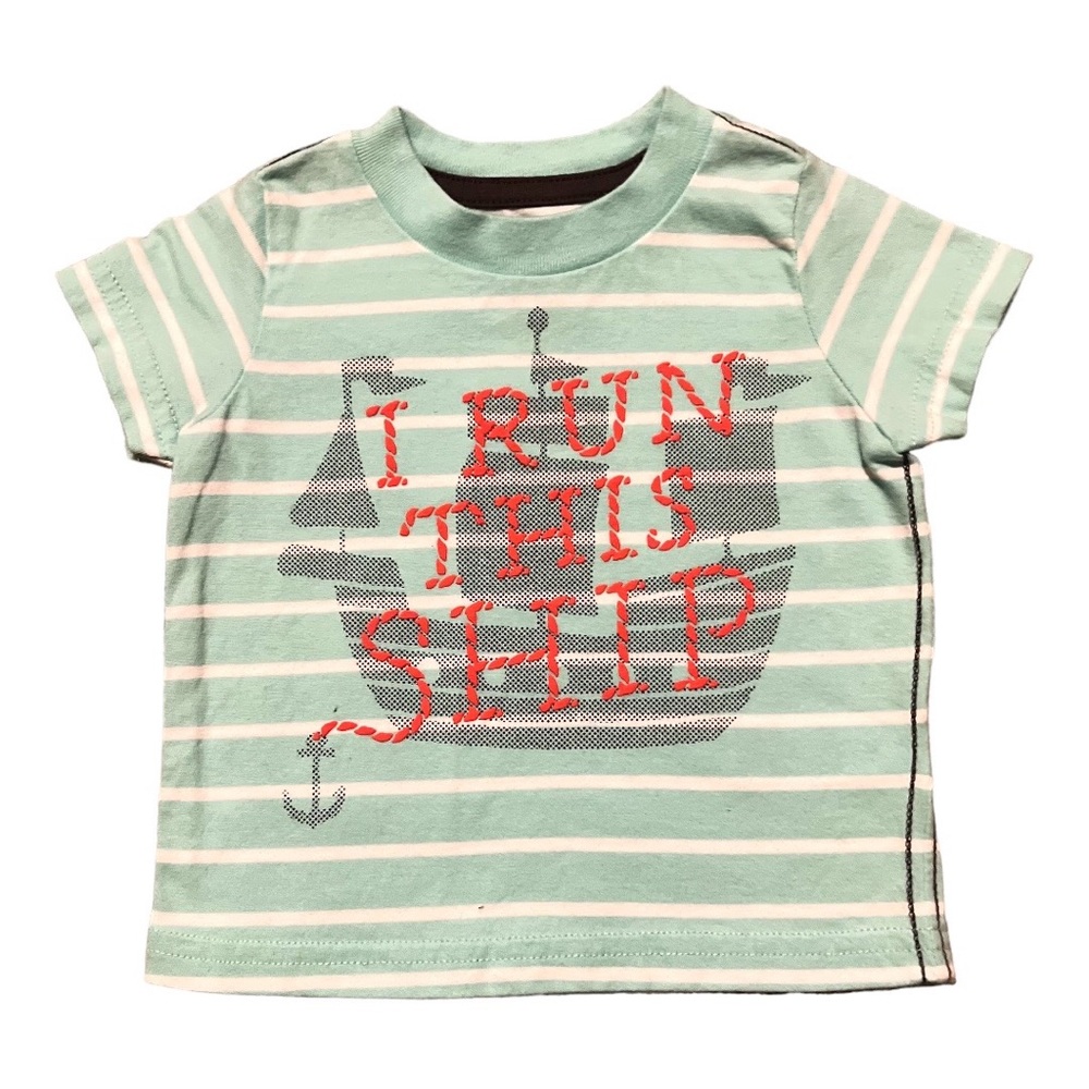 Carter’s Just One You I Run This Ship Shirt 3M
